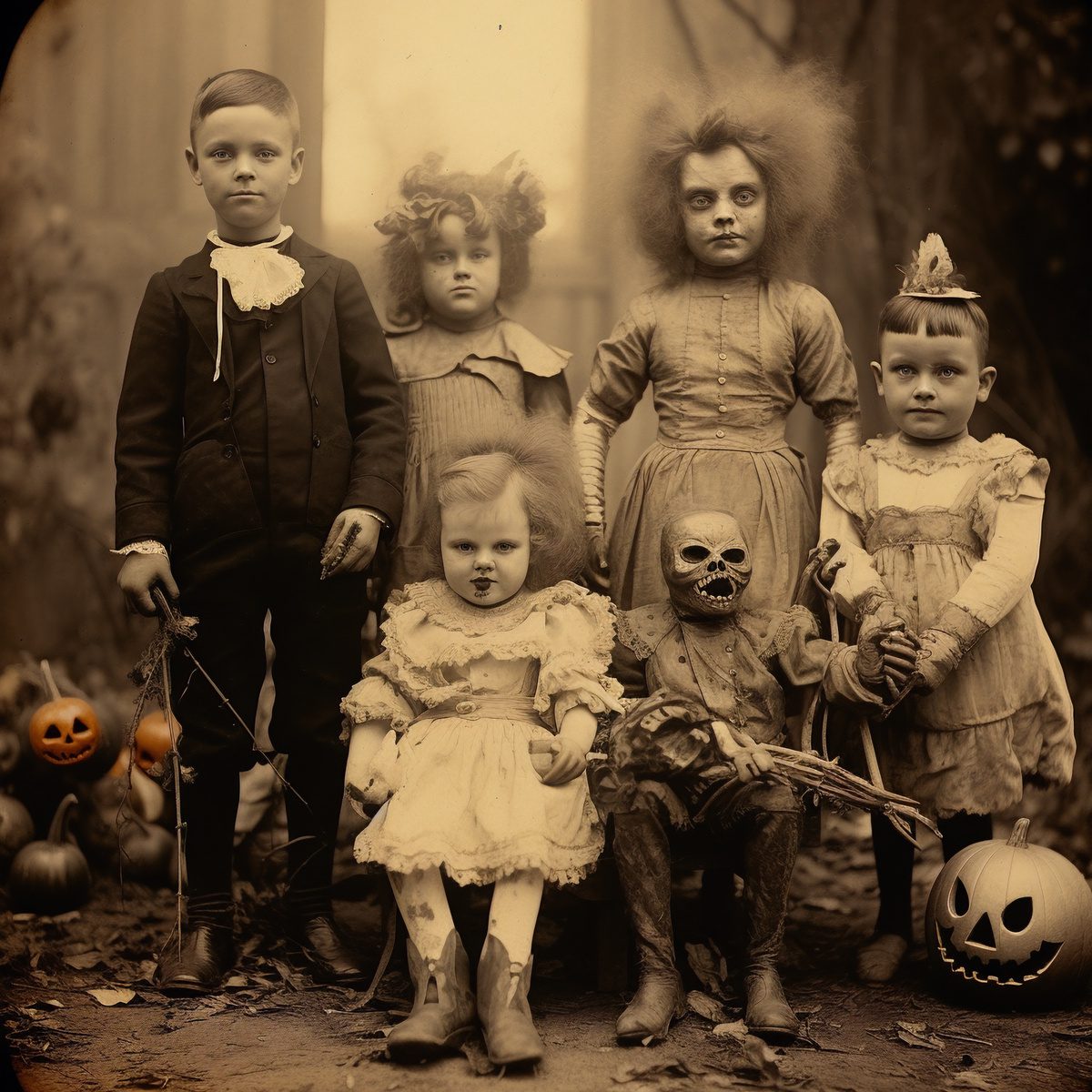Vintage kids costumes top